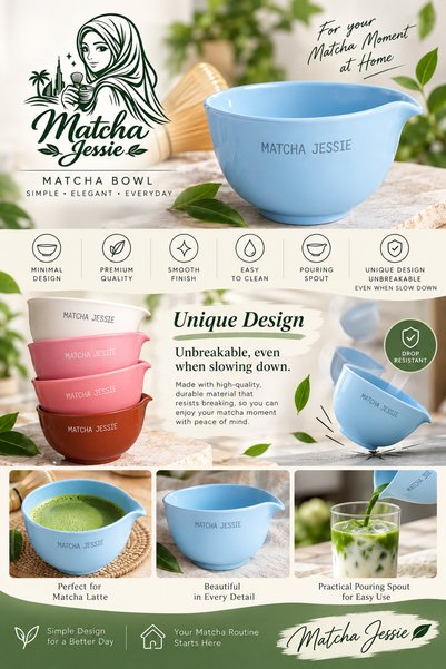 Matcha Jessi Matcha Bowl Shawan