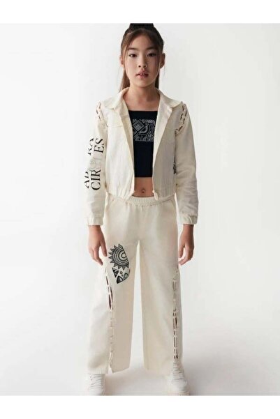 NK Pantaloni Maya cu model etnic pentru fete