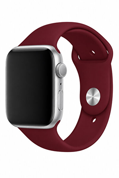 Alstrap Apple Watch 12-11-10(46mm)9 8 7(45mm)6 5 4 SE (44mm) Uyumlu Silikon K...