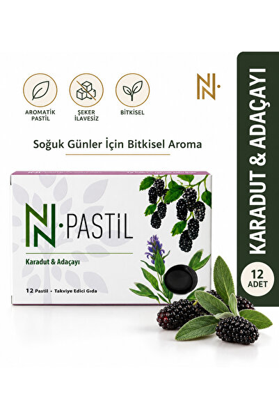 N Pastil Karadut & Adaçayı Aromatik Pastil 2'li Fırsat Paketi