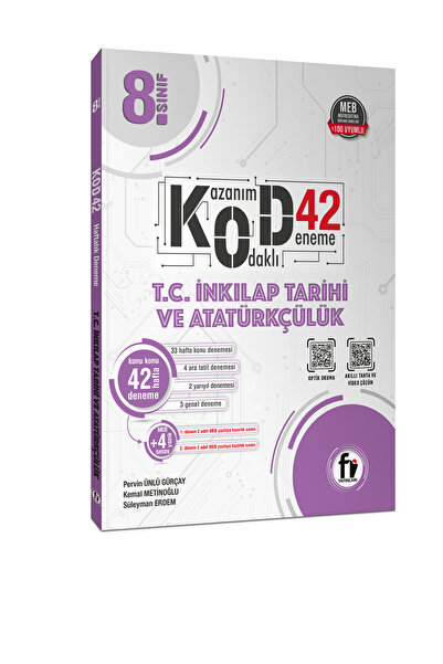 Fi Yayınları 8.SINIF T.C.İNKILAP TARİHİ VE ATATÜRKÇÜLÜK KOD42 DENEME