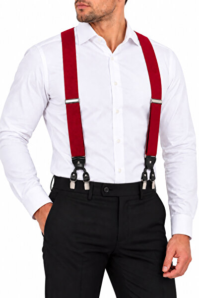 ELROZO Erkek Pantolon Askısı 6 Klips Modeli