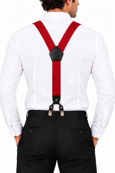 ELROZO Umerașe pentru pantaloni bărbați, model cu 6 cleme