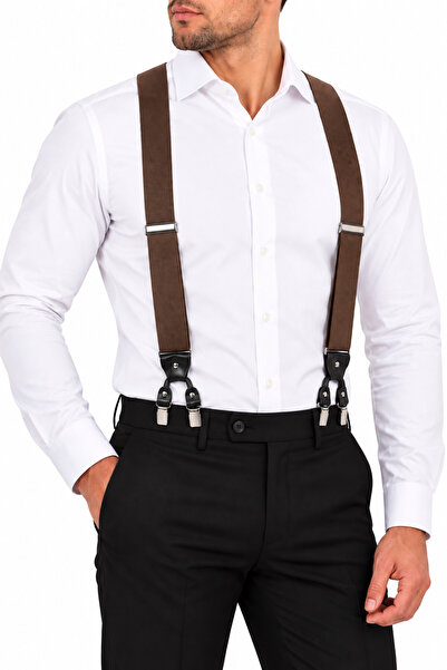 ELROZO Erkek Pantolon Askısı 6 Klips Modeli