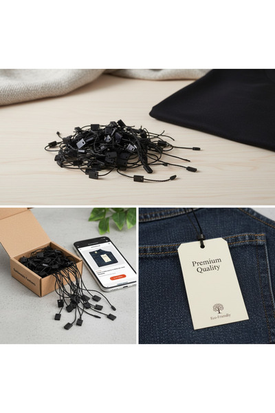GREENTON Lockable Tag Lanyard, Swing Card Lanyard Black