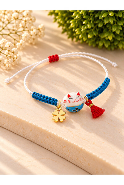 EL YAPIMI Şans bilekliği maneki neko
