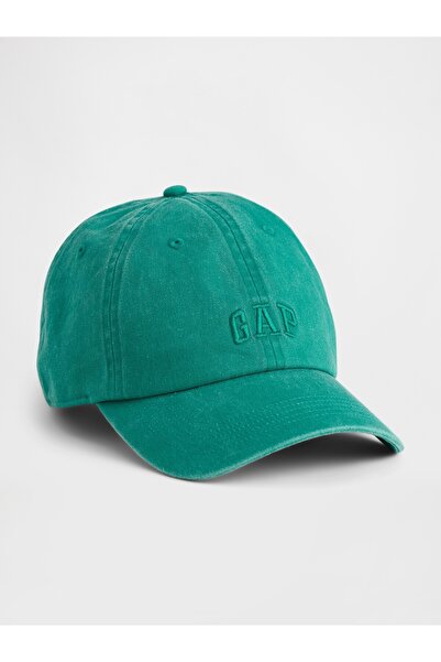 GAP Erkek Yeşil Washed Logo Beyzbol Şapka