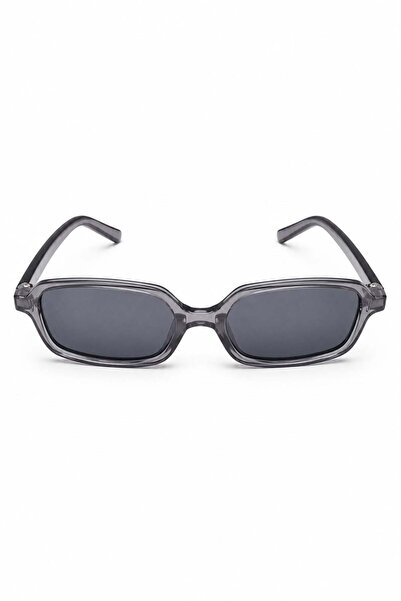 Juuuj Smoked Bone Frame Elegant Design Angular Shape Retro Rectangle Sunglasses
