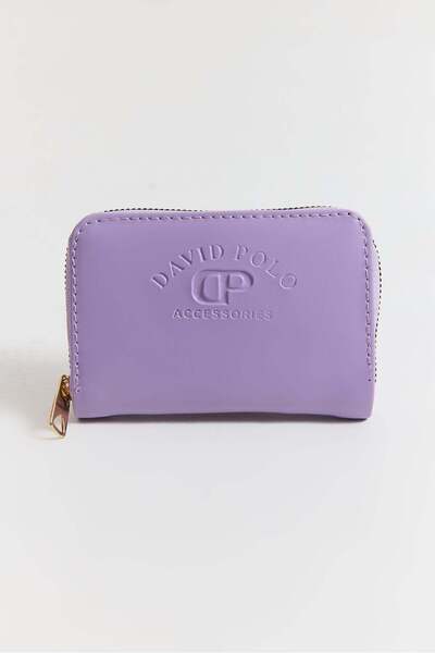 Juuuj Lilac Soft Textured Multi-Compartment Zipper Detailed Sports Model Comp...