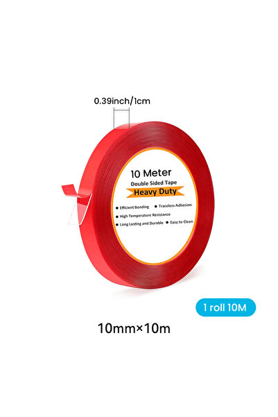 Choice 10mm 10M,10mm/20mm,30/40mm Double Sided Tape Strong Fixation Transpare...