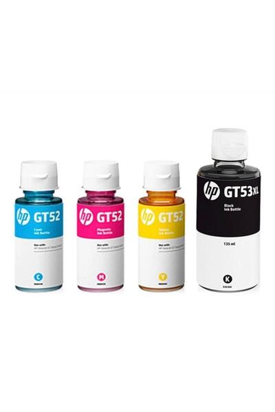 HP Gt51xl-gt52 Smart Tank 4 Renk Mürekkep Kartuş Seti Gt51xl-gt5820/319