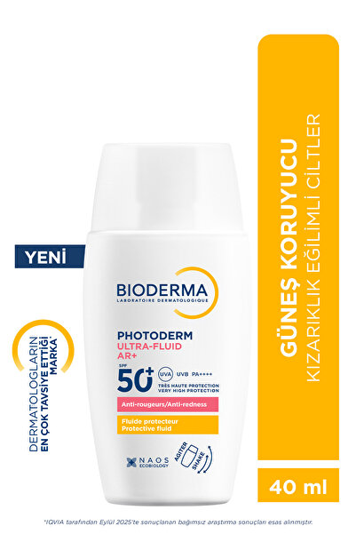 Bioderma Photoderm AR+ Ultra-Fluid SPF50+ Kızarıklık Karşıtı Yüksek Korumalı ...