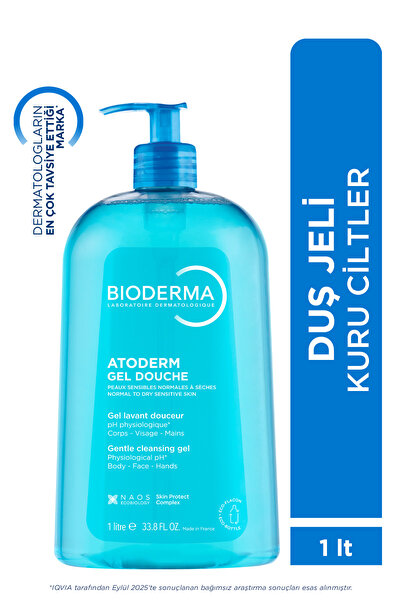 Bioderma Atoderm Shower Gel Kuru, Tüm Ciltler Bebek, Çocuk, Yetişkin Arındırı...