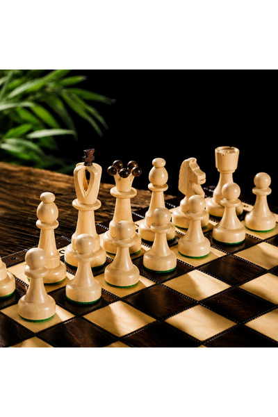 Sunrise Chess & Games Set de șah decorativ Beskid - cu compartiment de depozi...