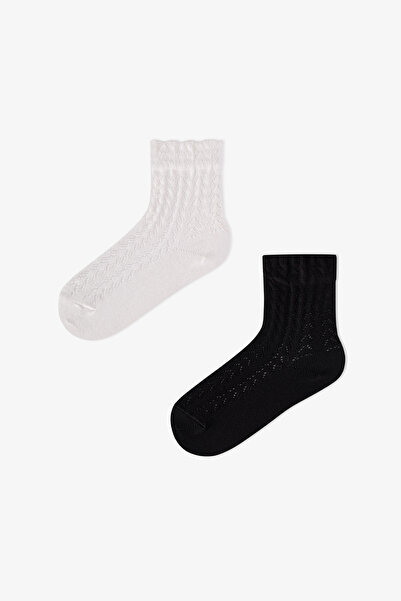 Penti Kız Çocuk Angel Lace Pamuklu 2 Çift Soket Çorap