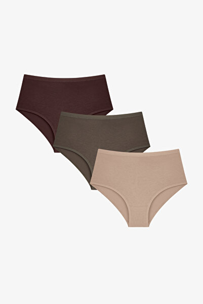Penti Dark Stone Yüksek Bel 3'lü Slip Külot