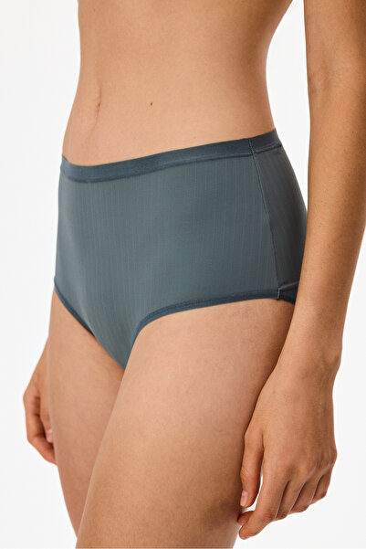 Penti Gri Essentials Yüksek Bel Slip Külot