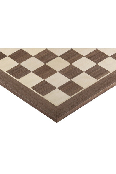 Sunrise Chess & Games Tabla de șah nr. 4 (fără coordonate) nuc/arțar
