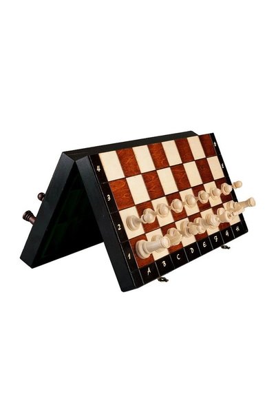 Sunrise Chess & Games Set de șah magnetic nou cu tavă de inserare (35x17,5 cm)
