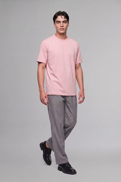 DeFacto Anti-Wrinkle Oversize Crew Neck Basic Short Sleeve T-Shirt B6494Ax26Au