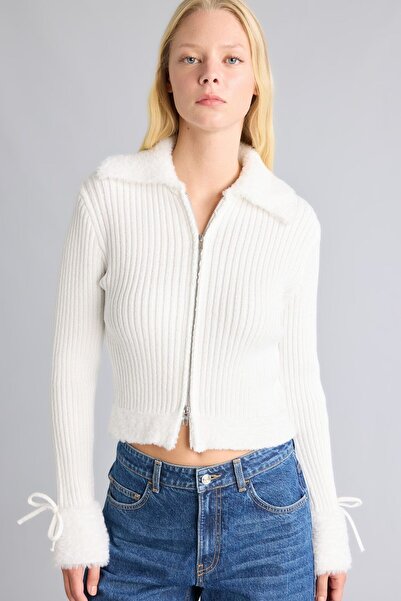 DeFacto Regular Fit Polo Collar Cardigan H2232Ax26Wn