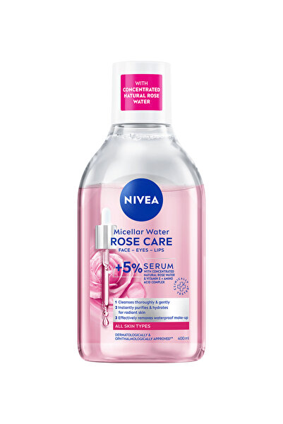 NIVEA Apă micelară MicellAIR cu apă de trandafiri, 400 ml