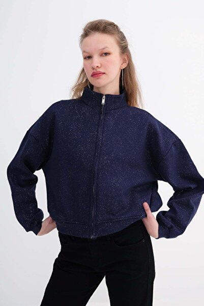 Addax Simli Şardonlu Sweatshirt H12705