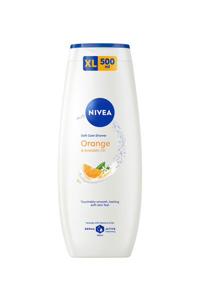 NIVEA Gel de duș Care & Orange cu ulei de avocado, 500 ml