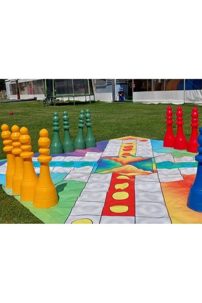 Sunrise Chess & Games Pioni din plastic pentru „Nu te supăra, frate” de exter...