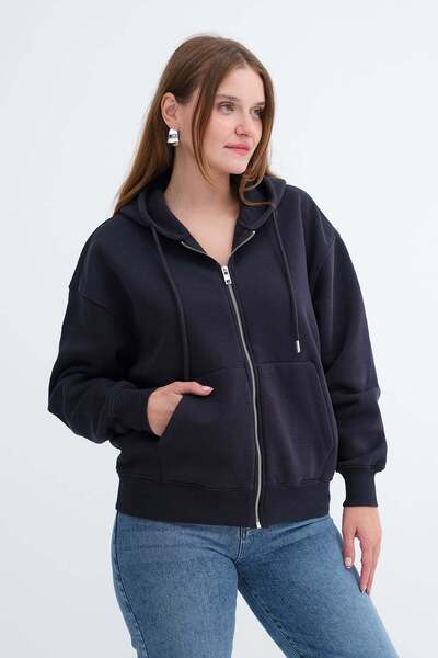 Addax Zippered Sweatshirt H9476-1