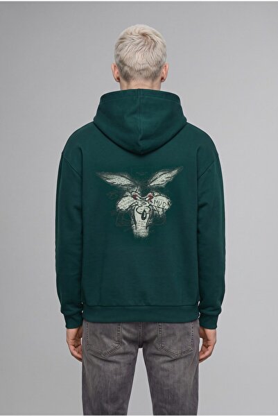 DeFacto Looney Tunes Boxy Fit Hooded Pocket Printed Sweatshirt H2724Ax26Au