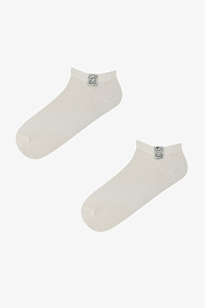 Penti 2 Pairs of Cotton Dog Woven Label Booties Socks