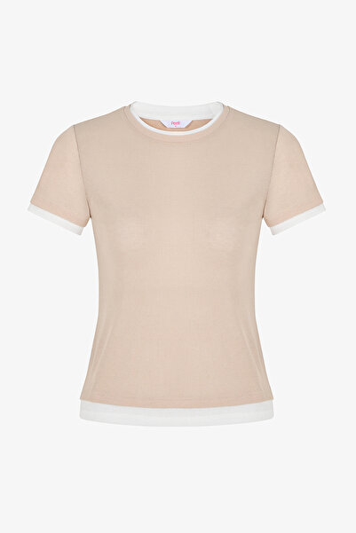 Penti Pastel Bej Basic Layer Tişört