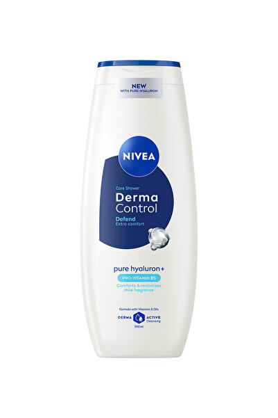 NIVEA Derma Control Defend Gel de duș cu Acid Hialuronic și Provitamina B5, 5...