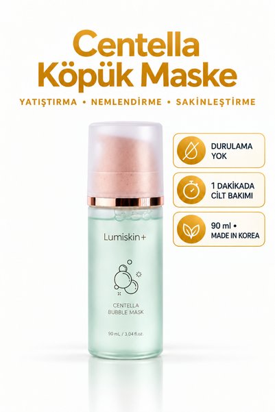 Lumiskinplus Centella Cica Köpük Maske Bubble Mask Yatıştırıcı Nemlendirici O...