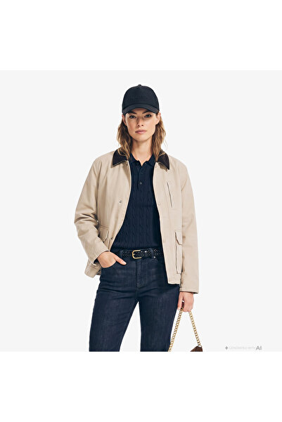 Nautica Erkek Bej Regular Fit Ceket