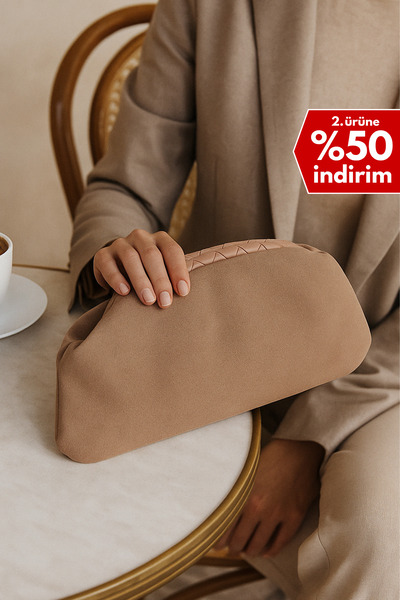 Berlesi Τσάντα Clutch Portfolio από δέρμα βιζόν
