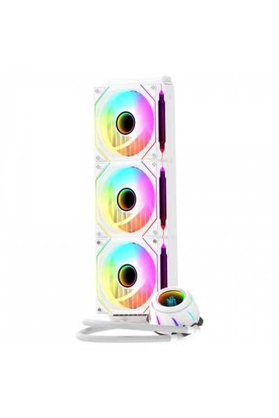 GAMEBOOSTER BLADE 360W ARGB 360mm Beyaz İşlemci Sıvı Soğutucu GB-LCS-BL360W