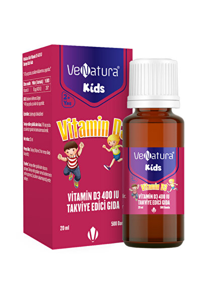 VeNatura Kids Vitamin D3 400IU Damla 20ml
