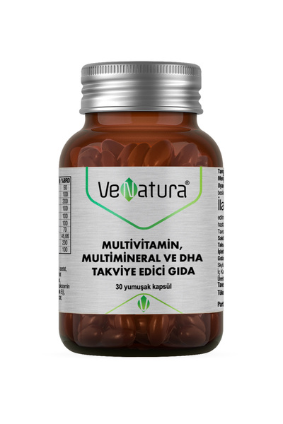 VeNatura Multivitamin, Multimineral ve DHA 30 Kapsül