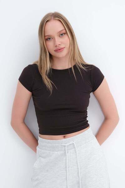 Addax Kısa Kollu Basic T-shirt P1742-L10