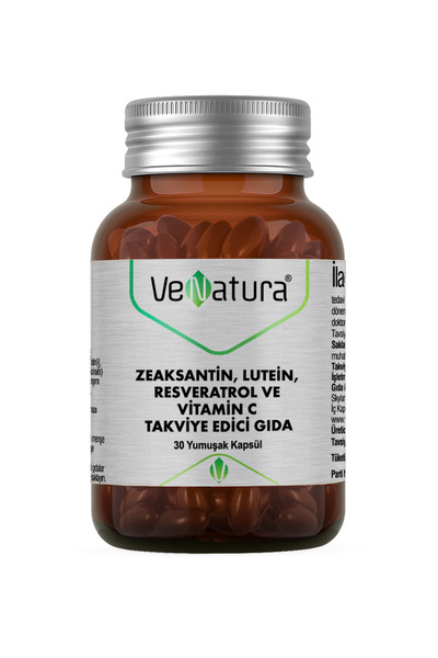 VeNatura Zeastaksantin Lutein Resveratrol Vitamin C 30 Kapsül