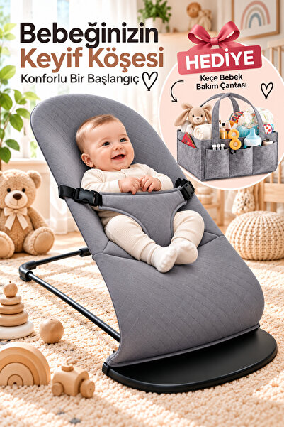 Nordhaus Ana Kucağı Sallanır Üç Kademeli Katlanabilir Cotton + Anne Bebek Bak...