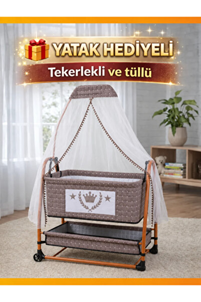 modabebekler Sallanır Sabitlenir Tekerlekli, cibinlikli ve portatif keten kum...