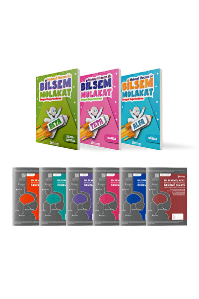 Teknookul Yayınları BİLSEM MÜLAKAT 3'LÜ SET ve 5 Lİ DENEME TUZÖ YE UYGUN