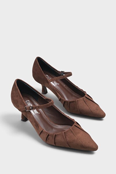 Capone Outfitters Valery Drawstring Pointed Toe Mary Jane Shoes