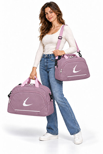 Bevitton Lavender Unisex Two-Compartment Long Strap Travel Fitness and Sports...