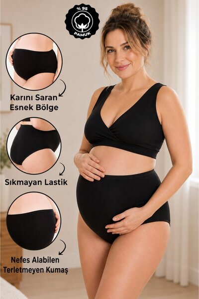par lingerie pl Maternity Panties Modal Black