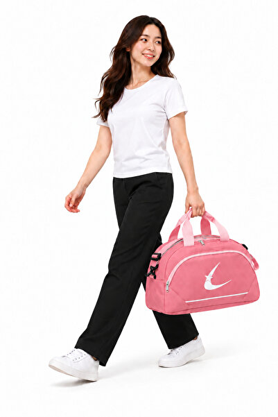 Bevitton Two-Compartment Long Strap Large Salmon Color Unisex Travel Fitness ...