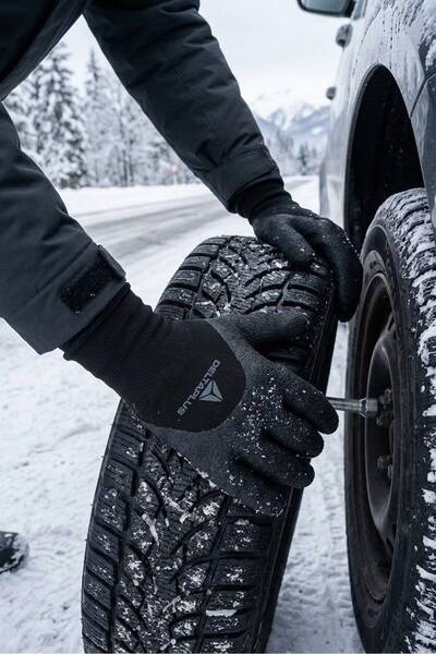 Delta Plus Vv750 Cold Weather Work Gloves |   -30 ° C Thermal Protection, Pvc...